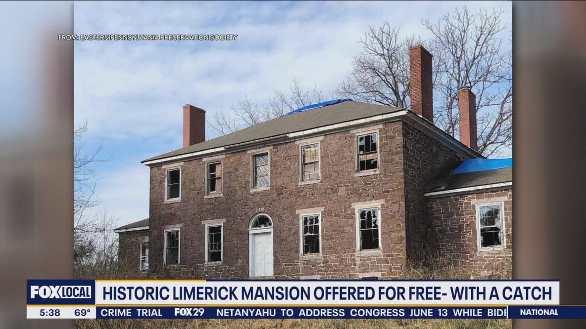 Historic Limerick mansion offered for free with a catch
